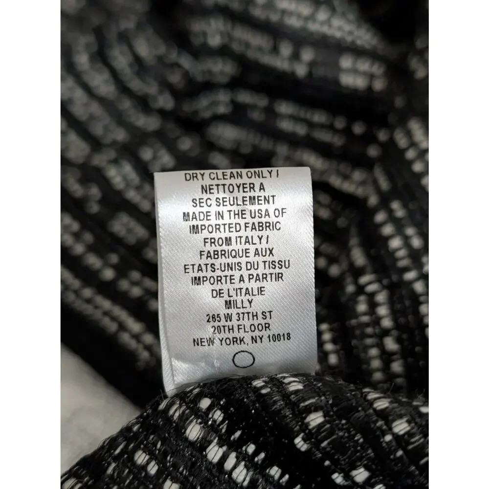Milly Open Front Wool Blend Tweed Jacket - Picture 11 of 14